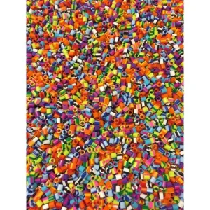 Nabbipärlor mix randiga 10000/fp