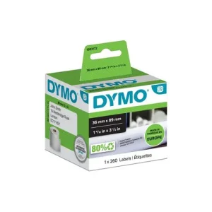 Etikett DYMO LW 89x36mm 260/fp