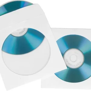 CD-Ficka HAMA papper 100/fp vit