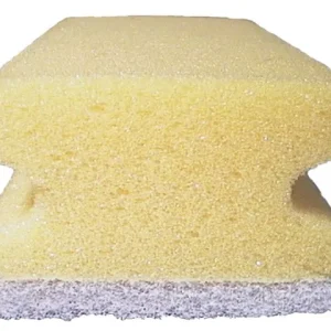 Rengöringssvamp med grepp 7,5x15cm vit