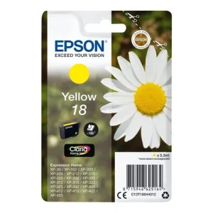 Bläckpatron EPSON C13T18044012 gul