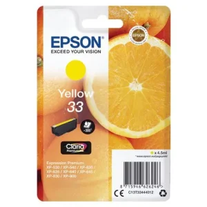 Bläckpatron EPSON C13T33444012 gul