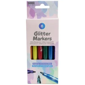 Fiberpennor Glitter 6/fp