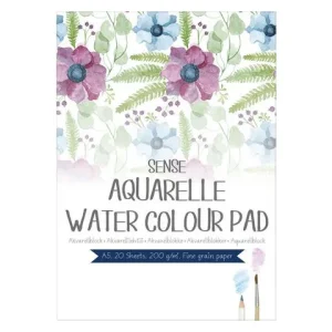 Akvarellblock pad A5 200g 20blad