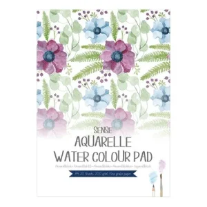 Akvarellblock pad A4 200g 20blad