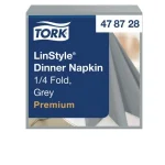 Servett TORK LinStyle grå 39x39cm 50/fp