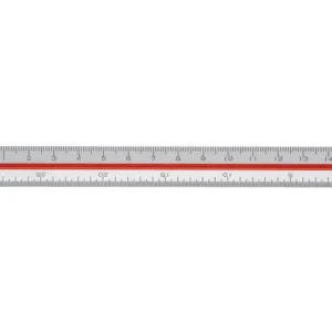 Skallinjal 15cm 1:100:200:300:400:500