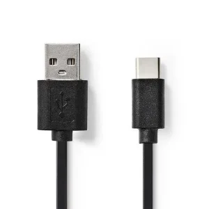 Kabel NEDIS USB-A-USB-C 2m svart