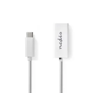 Adapter NEDIS USB-C ha - RJ45 ho 0,15m