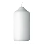 Blockljus DUNI 130x60mm vit