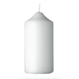 Blockljus DUNI 130x60mm vit