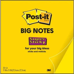 Notes POST-IT SS 279x279mm gul
