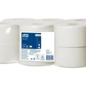 Toalettpapper TORK Uni T2 1-l vit 12/fp