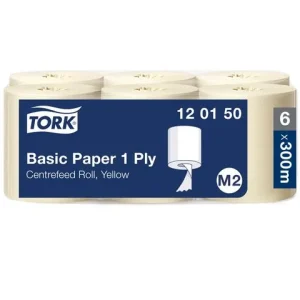 Torkrulle TORK Uni M2 1-lag gul 6/fp