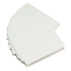 Plastkort ZEBRA PVC White Cards 500/fp