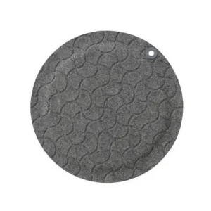 Arbetsplatsmatta StandUp Round Ø56cm grå