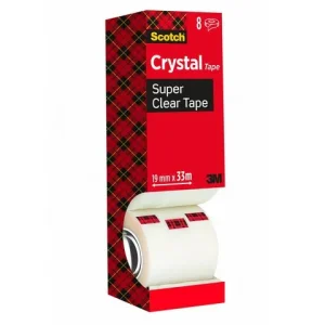 Tejp SCOTCH Crystal 19x33 7+1 på köpet