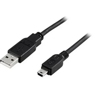 Kabel DELTACO USB - Mini USB 2m svart