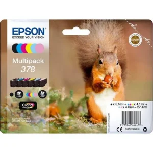 Bläckpatron EPSON T3788 6-färger 6/fp