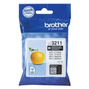 Bläckpatron BROTHER LC3211BK svart