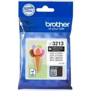 Bläckpatron BROTHER LC3213BK svart