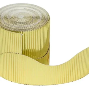 Wellpapp rulle krona 60mm x 15m Guld