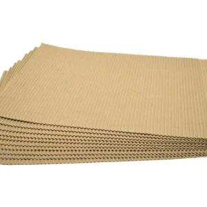 Wellpapp 50 x 70 cm Natur 10 ark/fp