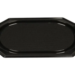 Serv.fat plast svart PS 36x54cm 10/fp