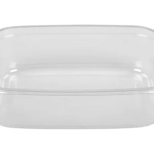Plastform klar rektangulär 350ml 60/fp