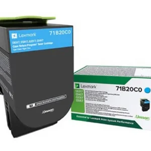 Toner LEXMARK 71B20C0 2,3K cyan
