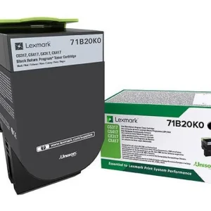 Toner LEXMARK 71B20K0 3K svart