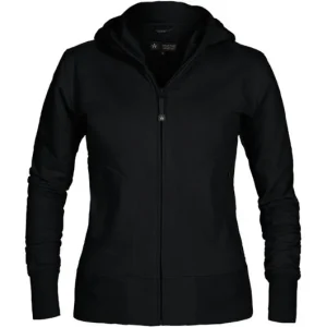 Hoodie zip TEXSTAR WC03 dam svart XS