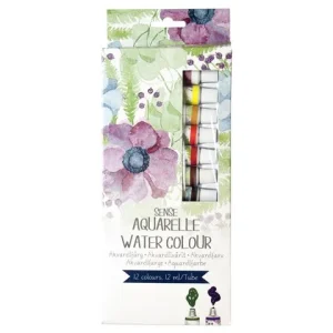 Akvarellfärgset Sense 12x12 ml