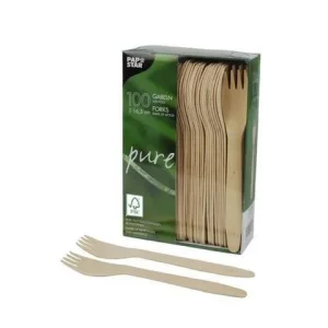 Bestick gaffel PURE FSC 16,5cm 100/fp