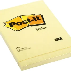 Notes POST-IT 102x152mm gul