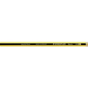 Blyertspenna STAEDTLER topgummi HB 12/fp