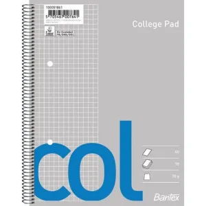 Kollegieblock BANTEX A5 70g 70bl rut