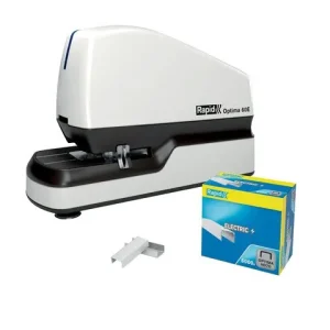 Elhäftare RAPID Optima 60E vit/svart