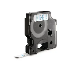Tape DYMO D1 9mm blå på vit