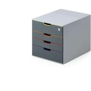 Blankettbox DURABLE Varicolor 4 Safe grå