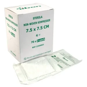 Kompress NW Steril 7,5x7,5cm 2-p 140/fp