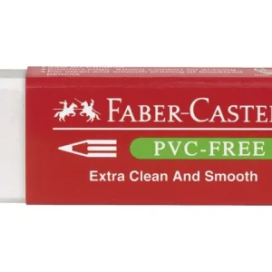 Radergummi plast Pvc-Fri vit