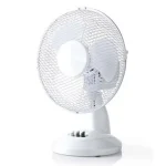 Bordsfläkt NEDIS 23 cm 22W plast vit