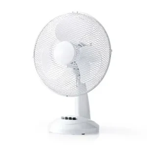 Bordsfläkt NEDIS 30 cm 35W plast vit
