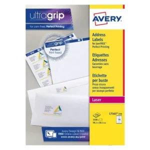 Etikett AVERY QP 99,1x38,1mm 3500/fp