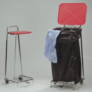 Säckvagn lock/pedal 60L krom