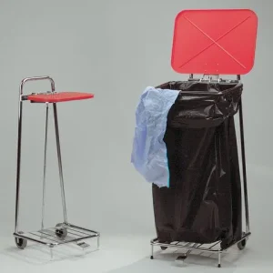 Säckvagn lock/pedal 125L krom