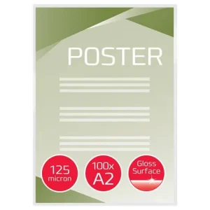 Laminat GBC A2 125mic klar 100/fp