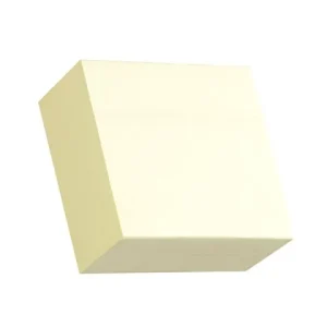 Notes STANDARD kub 76x76mm gul 450bl