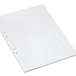 Lösblad A4 rutat 10x10mm hålat 500/fp